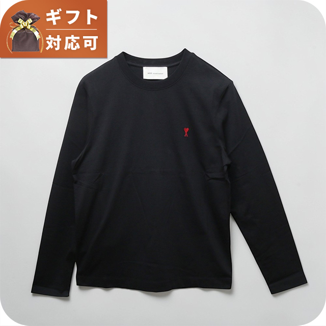 アミパリス AMI PARIS Ami de Coeur パーマネントコレクション ロングＴシャツ BFUTS235-001-S ユニセックス ロングTシャツ ブランド