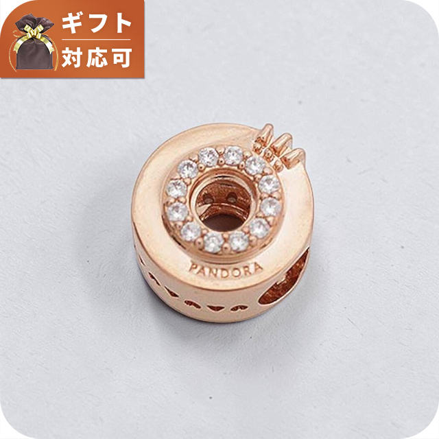 パンドラ PANDORA Moments Open Centre Pav Crown O Charm チャーム 789059c01 レディース ローズゴールド ブランド