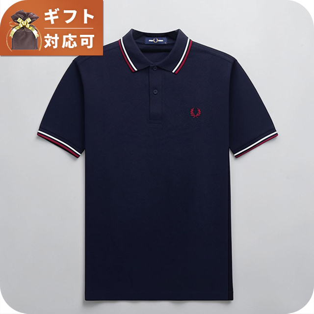 フレッドペリー FRED PERRY ポロシャツ m3600-t55-navy-l メンズ T55 ネイビー シャツ ブランド
