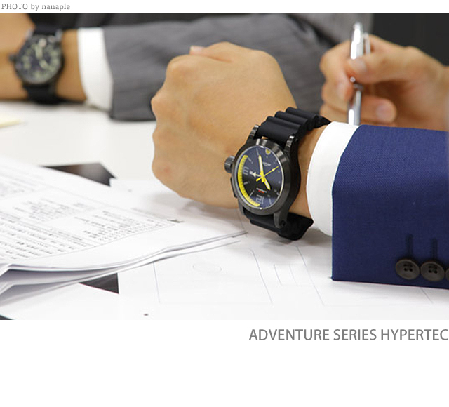 エム ティー エム ハイパーテック 44 クォーツ 電池式 腕時計 ブランド