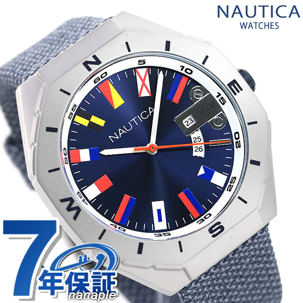 3日は 3倍でポイント最大12倍 ノーティカ ラブズ ザ オーシャン 44mm フラッグ 旗 メンズ 腕時計 Naplss002 Nautica ブルーの通販はau Pay マーケット 腕時計のななぷれ