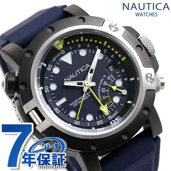 ノーティカ 時計 ポートホール 48mm メンズ 腕時計 NAPPRH014 NAUTICA ネイビー