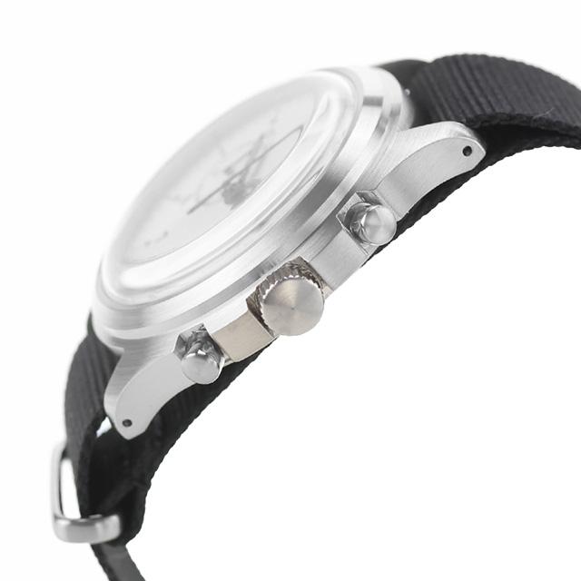 ナバルウォッチ NAVAL MILITARY WATCH British ROYAL Airforce Chronograph TYPE クォーツ 電池式 腕時計 ブランド メンズ クロノグラフ NAVAL WATCH Mil-07SV/WH アナログ ホワイト 白 日本製 おしゃれ 防水 プレゼント 男性 実用的_2