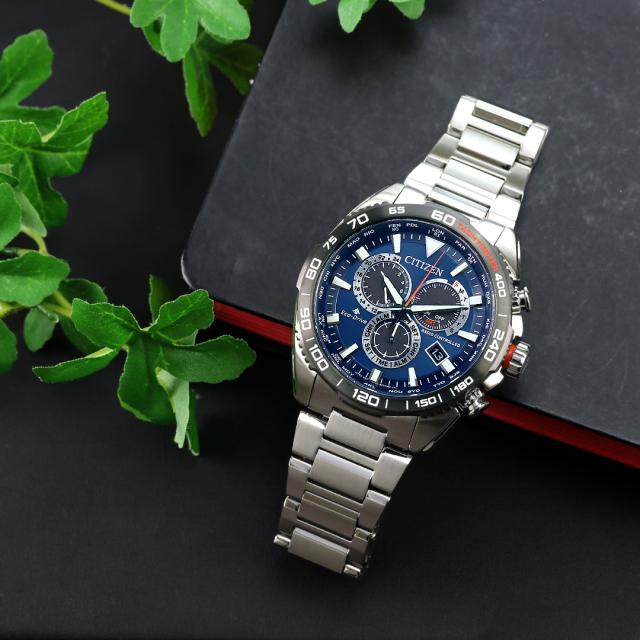 CITIZENシチズンアテッサエコドライブクロノグラフ20気圧防水