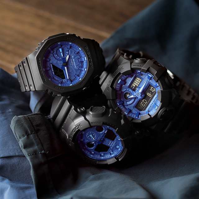 G-SHOCK ジーショック 腕時計 GA-2100-1AJF ブラック ブルー