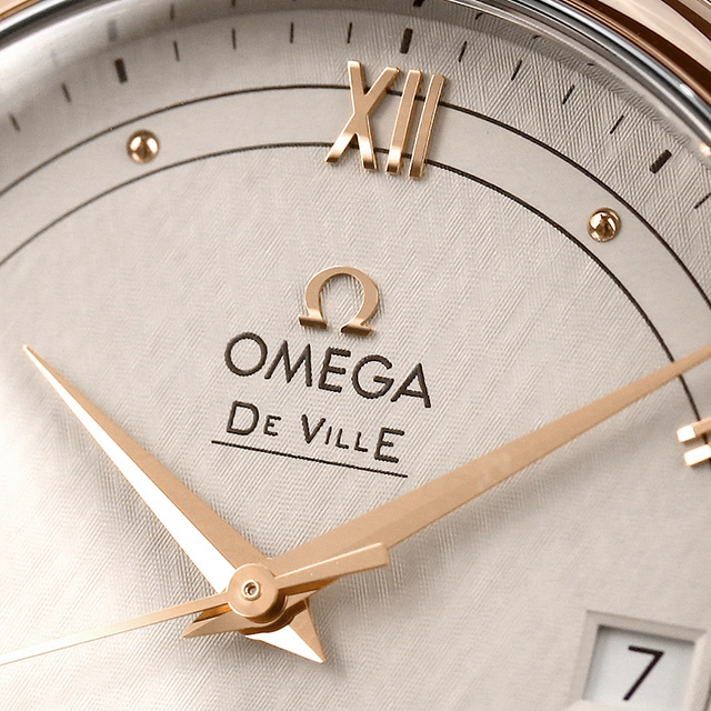 オメガ デビル プレステージ シルバー レザー クオーツ レディース 時計 稼働 オメガ デビル プレステージ シルバー レザー クオーツ レディース