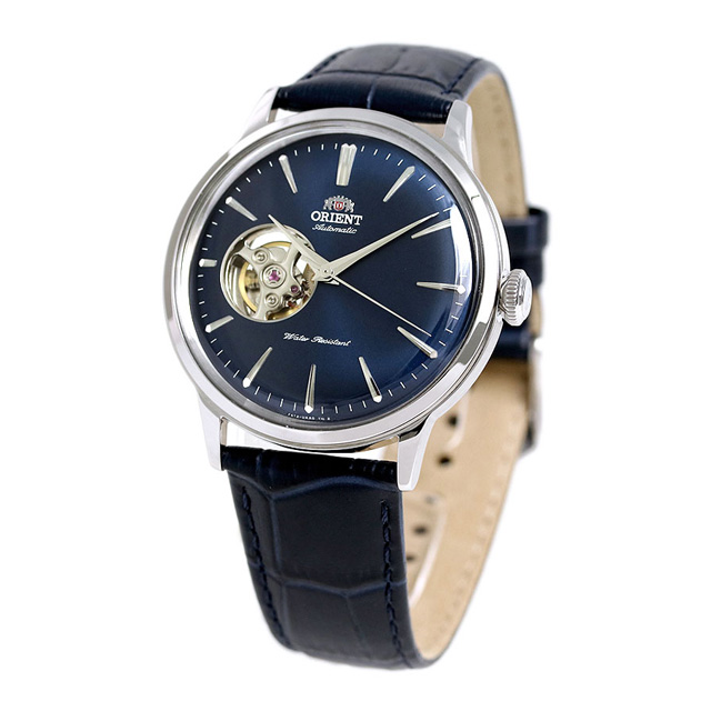 オリエント 腕時計 ORIENT クラシック セミスケルトン 40.5mm 自動巻き RN-AG0008L 革ベルト 時計 ブランド おしゃれ 防水 プレゼント 男性 実用的_1