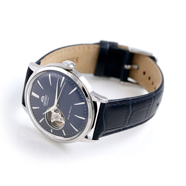 オリエント 腕時計 ORIENT クラシック セミスケルトン 40.5mm 自動巻き RN-AG0008L 革ベルト 時計 ブランド おしゃれ 防水 プレゼント 男性 実用的_3