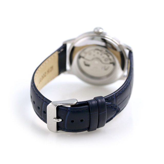 オリエント 腕時計 ORIENT クラシック セミスケルトン 40.5mm 自動巻き RN-AG0008L 革ベルト 時計 ブランド おしゃれ 防水 プレゼント 男性 実用的_4