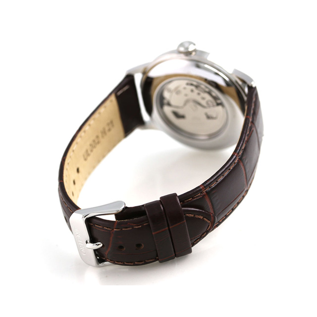 オリエント クラシック 自動巻き RN-AP0002S 腕時計 メンズ シルバー ダークブラウン ORIENT CLASSIC ブランド おしゃれ 防水 プレゼント 男性 実用的_4