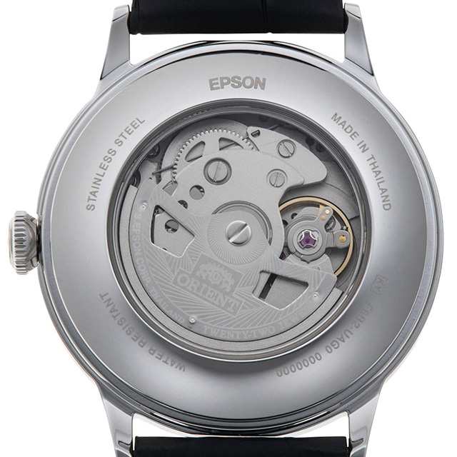 オリエント クラシック オリエントバンビーノ 自動巻き 腕時計 メンズ 革ベルト ORIENT RN-AK0703E アナログ グリーン  ダークブラウン 日本製 - 腕時計、アクセサリー