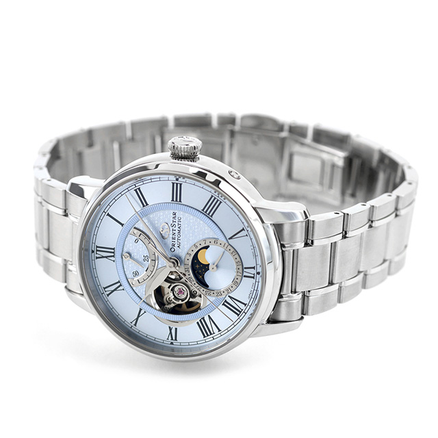 オリエントスター 腕時計 自動巻き クラシック メカニカルムーンフェイズ RK-AY0102S ORIENT STAR オリエントスター メカニカルムーンフェイズがもたらすシームレスな