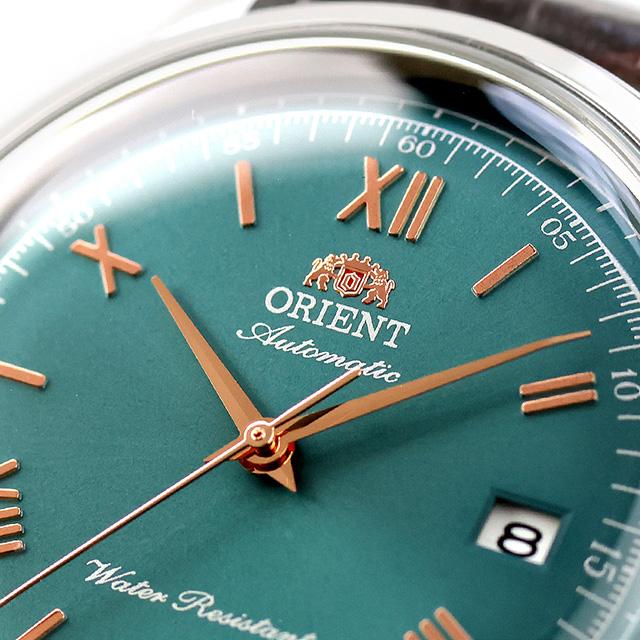 オリエント クラシック バンビーノ Orient Bambino 自動巻き 腕時計 ブランド メンズ ORIENT CLASSIC RN-AC0023E アナログ グリーン ブラウン おしゃれ 防水 文字盤 大きい プレゼント 男性 実用的_5