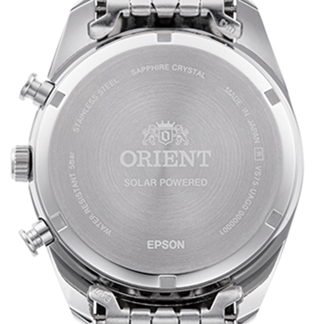 オリエント コンテンポラリー コンテンポラリー ソーラーパワード クロノグラフ ソーラー 腕時計 メンズ クロノグラフ ORIENT CONTEMPORARY RN-TX0305S アナログ シルバー 日本製 ブランド おしゃれ 防水 プレゼント 男性 実用的_6