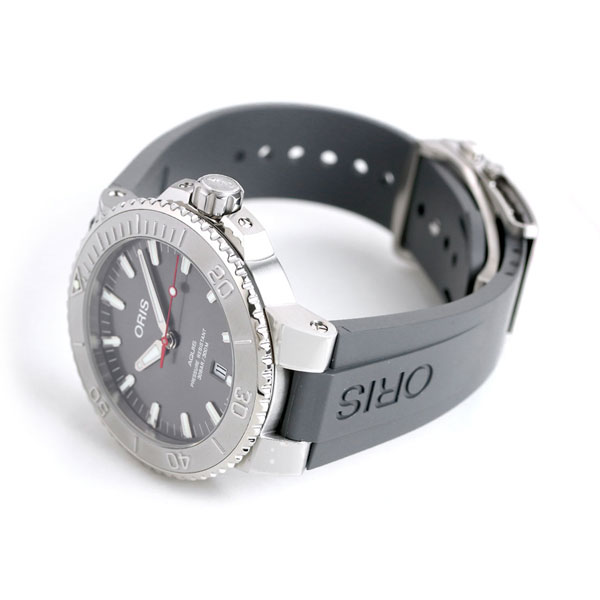 新品　オリス　アクイスデイト　レリーフ　腕時計　０１　７３３　７７３０　４１５３ Aquis デイト - 01 733 7653 4154-07 8 26 01PEB | Oris