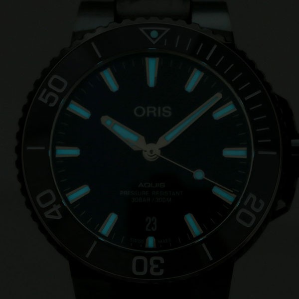 オリス ORIS アクイス デイト 39mm メンズ 腕時計 01 733 7732 4134 07 ...