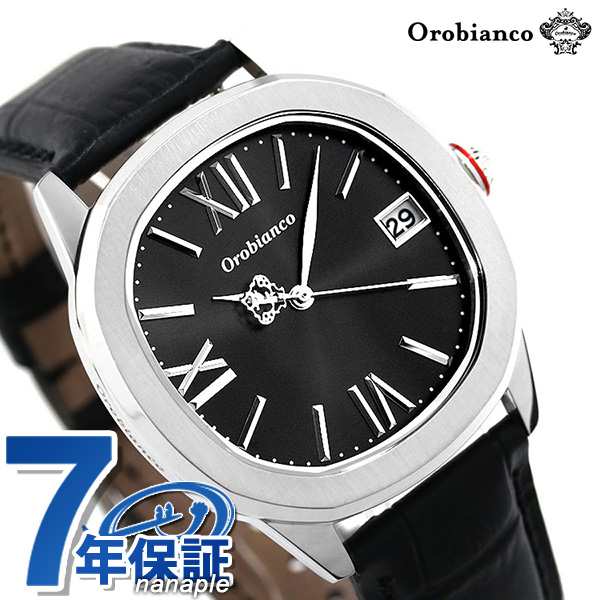 あす着 オロビアンコ 時計 メンズ オッタンゴラ 38mm Orobianco Or0078 3 腕時計 ブラック 革ベルトの通販はau Pay マーケット 腕時計のななぷれ