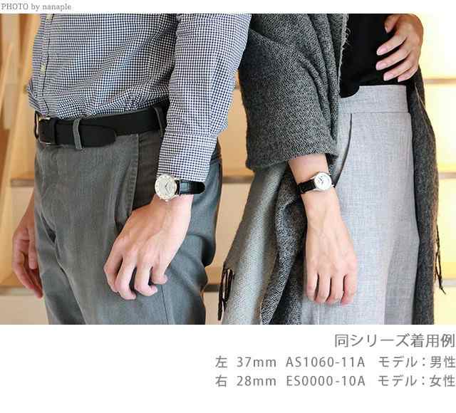 ペアウォッチ シチズン エコドライブ 電波 日本製 薄型 革ベルト CITIZEN 腕時計 ホワイト×ブラックの通販はau PAY マーケット -  腕時計のななぷれ | au PAY マーケット－通販サイト