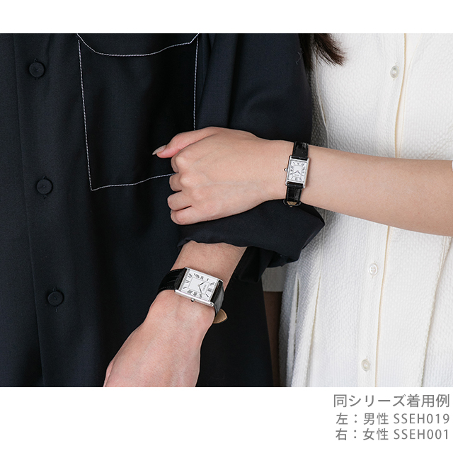 ペアウォッチ セイコーセレクション ナノ・ユニバース コラボレーションモデル 流通限定モデル 夫婦 カップル 記念日 メンズ レディース 腕時計 ブランド 名入れ 刻印 SEIKO SELECTION SSEH019 SSEH001_3