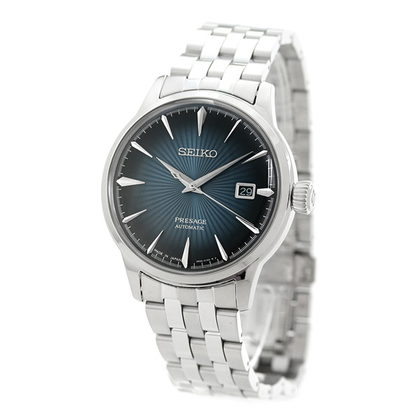 セイコー メカニカル プレザージュ Cocktail Time カクテルタイム ブルームーン 自動巻き SARY123 腕時計 メンズ ネイビー SEIKO Mechanical PRESAGE 高級 ブランド おしゃれ 防水 プレゼント 男性 実用的_1