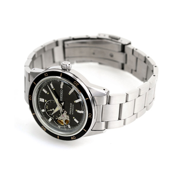 セイコー メカニカル プレザージュ セミスケルトン オープンハート 日本製 自動巻き SARY191 SEIKO Mechanical PRESAGE 腕時計 ブランドの通販は