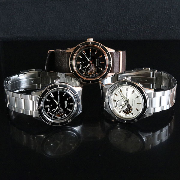セイコー メカニカル プレザージュ セミスケルトン オープンハート 日本製 自動巻き SARY191 SEIKO Mechanical PRESAGE 腕時計 ブランドの通販は