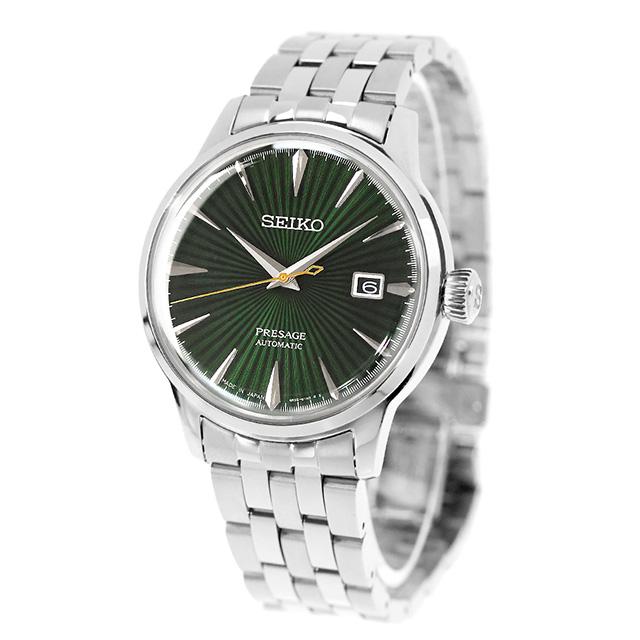 セイコー プレザージュ Cocktail Time 自動巻き 腕時計 ブランド メンズ SEIKO PRESAGE SARY271 アナログ グリーン 日本製 高級 おしゃれ 防水 プレゼント 男性 実用的_1