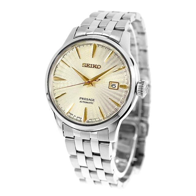 セイコー プレザージュ Cocktail Time 自動巻き 腕時計 ブランド メンズ SEIKO PRESAGE SARY273 アナログ ゴールド 日本製 高級 おしゃれ 防水 プレゼント 男性 実用的_1