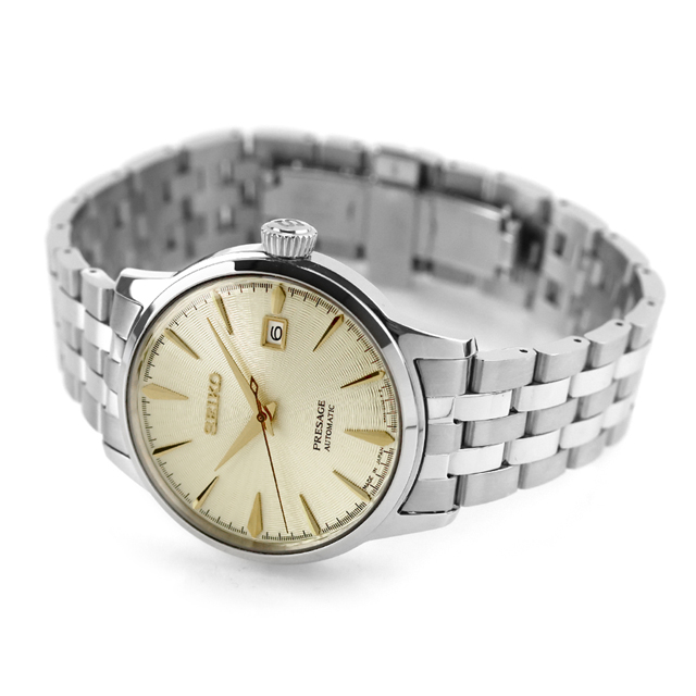 セイコー プレザージュ Cocktail Time 自動巻き 腕時計 ブランド メンズ SEIKO PRESAGE SARY273 アナログ ゴールド 日本製 高級 おしゃれ 防水 プレゼント 男性 実用的_3