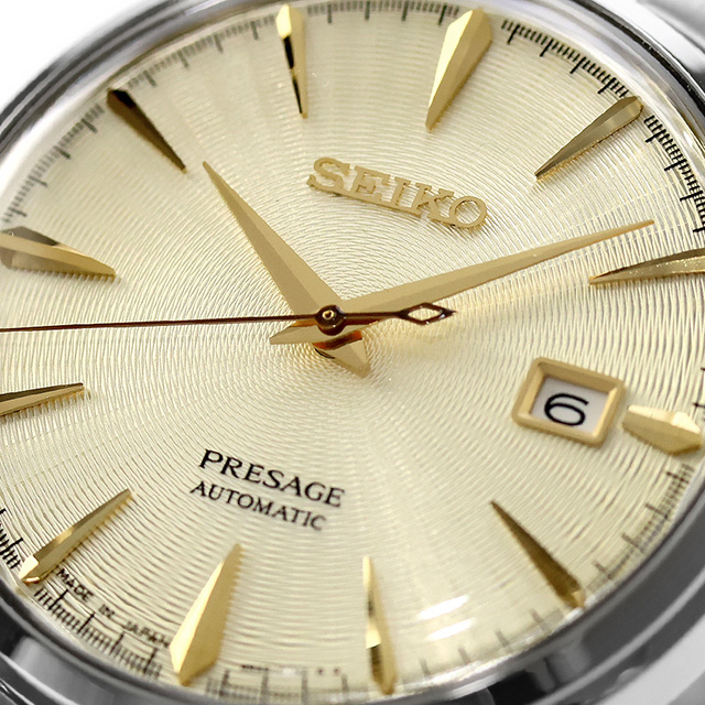 セイコー プレザージュ Cocktail Time 自動巻き 腕時計 ブランド メンズ SEIKO PRESAGE SARY273 アナログ ゴールド 日本製 高級 おしゃれ 防水 プレゼント 男性 実用的_5