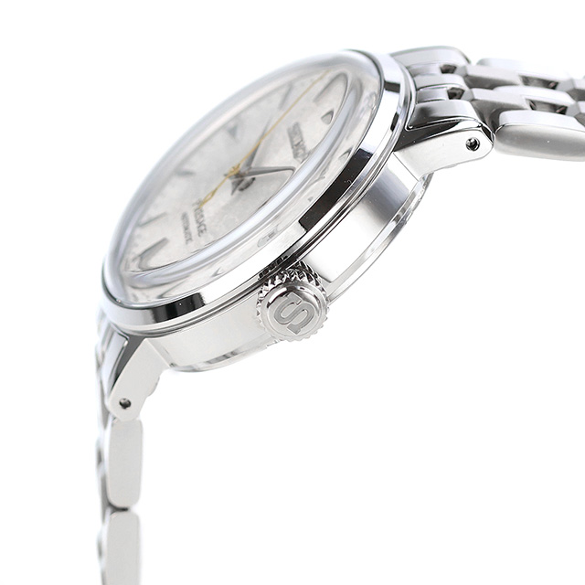 セイコー プレザージュ カクテルタイム 自動巻き 腕時計 ブランド レディース ダイヤモンド SEIKO PRESAGE SRRW005 シルバー 日本製 高級 おしゃれ 防水 軽い 華奢 かわいい プレゼント 女性 実用的_2