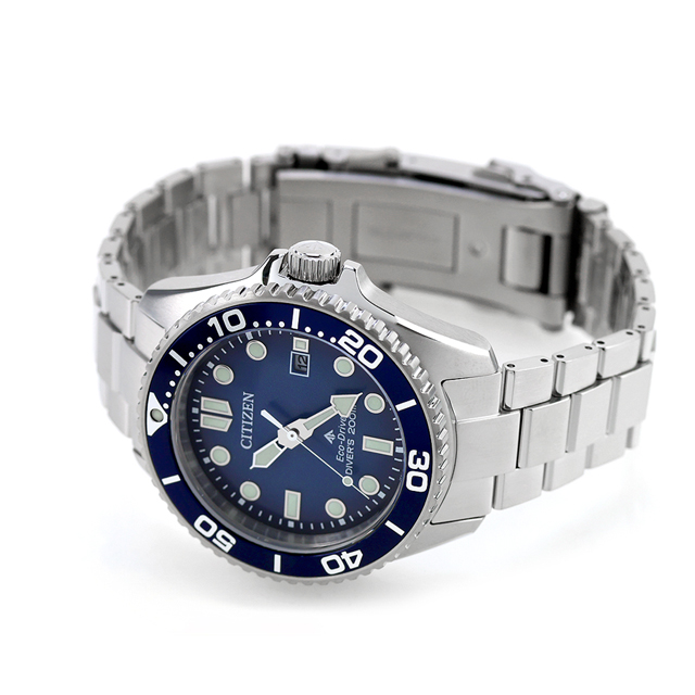 シチズン プロマスター マリン ダイバー200m エコドライブ 腕時計 ブランド メンズ ダイバーズウォッチ ソーラー CITIZEN PROMASTER BN0260-54L アナログ ブルーグラデーション おしゃれ 防水 文字盤 大きい プレゼント 男性 実用的_3
