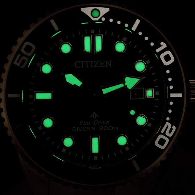 シチズン プロマスター マリン ダイバー200m エコドライブ 腕時計 ブランド メンズ ダイバーズウォッチ ソーラー CITIZEN PROMASTER BN0262-59W アナログ グリーングラデーション おしゃれ 防水 文字盤 大きい プレゼント 男性 実用的_5