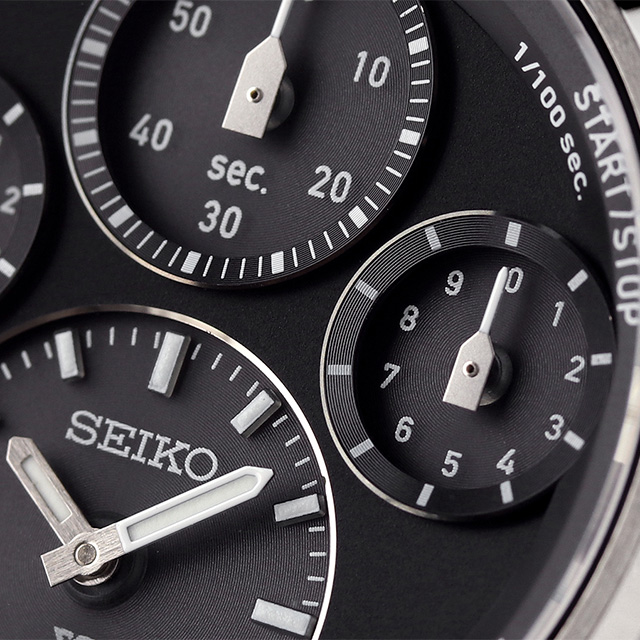 セイコー プロスペックス スピードタイマー ソーラー 腕時計 メンズ SEIKO PROSPEX SBER003 アナログ ブラック 黒 ブランド おしゃれ 防水 文字盤 大きい プレゼント 男性 実用的_5