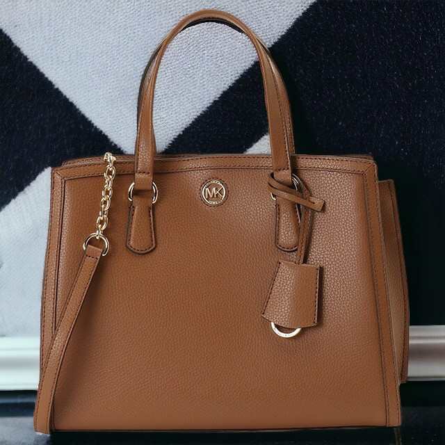 【2日間限定★全品400円OFFクーポン】 マイケルコース MICHAEL KORS 30F2G7CS2T 230 LUGGAGE シャンタル サッチェル ミディアム 2WAY シの通販は