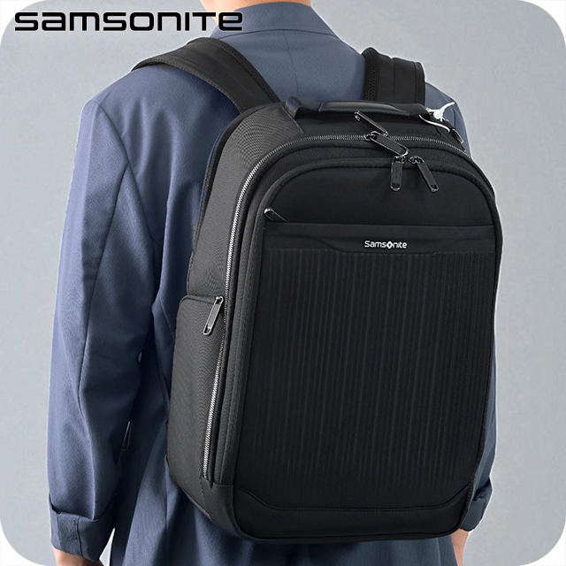 サムソナイト リュック メンズ ブランド Samsonite SILHOUETTE 18 B＆A ビジネスカバン ビジネスバッグ バックパック リュックサック スクールバッグ 154631-1041 ブラック バッグ 旅行カバン ブランド 高級 おしゃれ プレゼント 男性 実用的 かっこいい