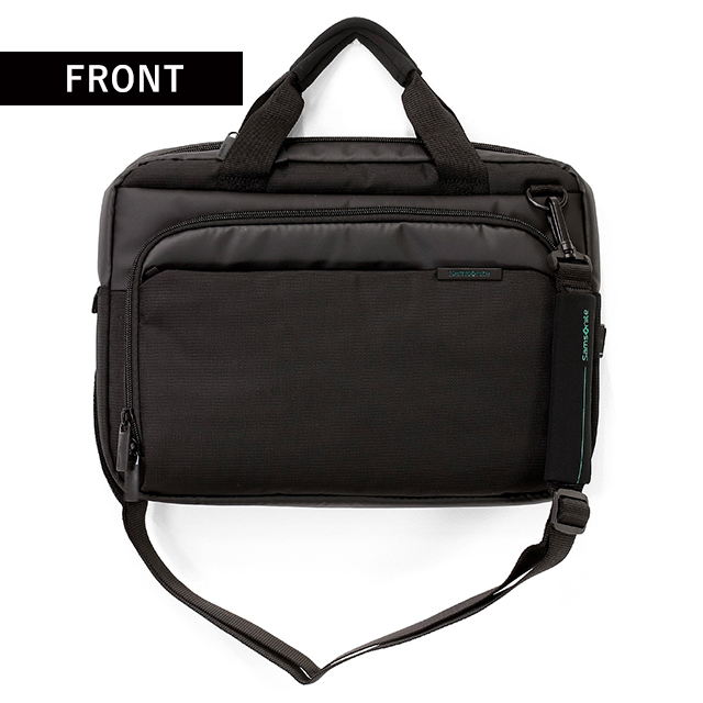 サムソナイト ビジネスバッグ メンズ ブランド Samsonite Mysight 14.1 ビジネスカバン パソコンバッグ PCバッグ ブリーフケース リクルートバッグ リサイクルポリエステル 135074 BLACK バッグ
