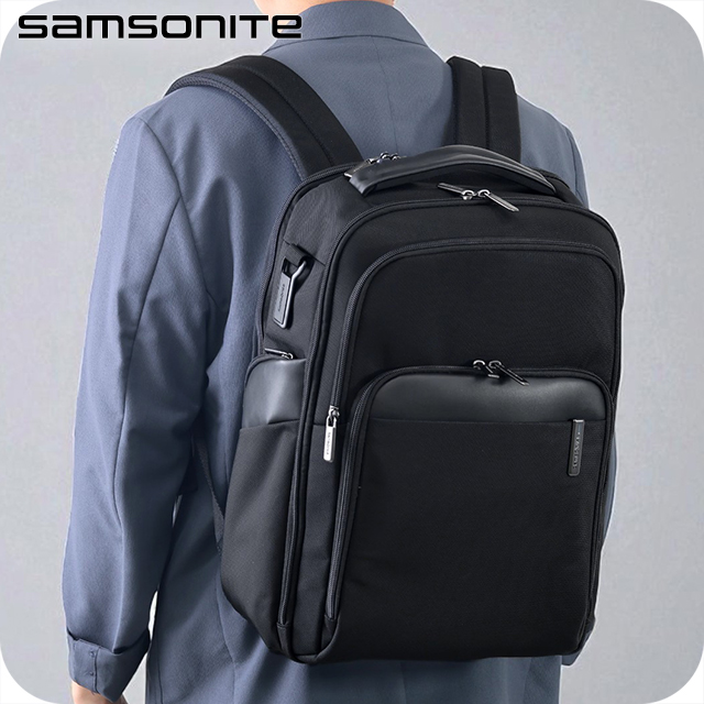 サムソナイト リュック メンズ ブランド Samsonite EVOSIGHT ビジネスカバン ビジネスバッグ バックパック リュックサック スクールバッグ 153522-BK ブラック バッグ 旅行カバン ブランド 高級 おしゃれ プレゼント 男性 実用的 かっこいい