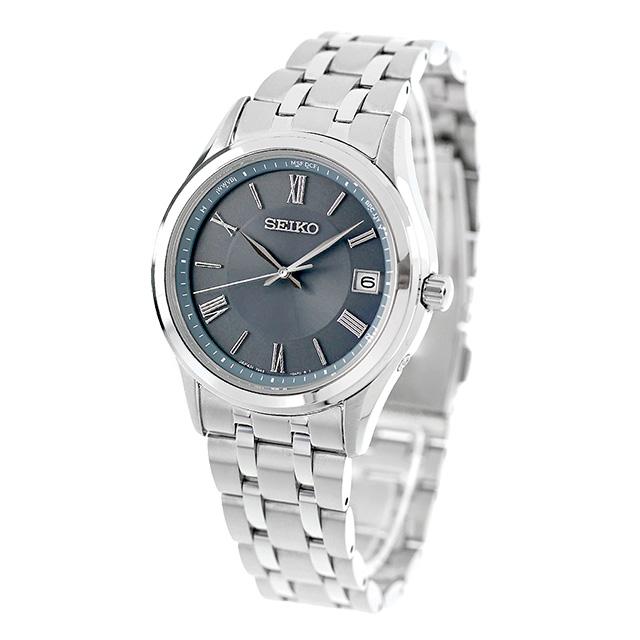 セイコーセレクション Sシリーズ ペア 電波ソーラー 腕時計 ブランド メンズ SEIKO SELECTION SBTM359 アナログ ブルーグレー 日本製 おしゃれ 防水 プレゼント 男性 実用的_1