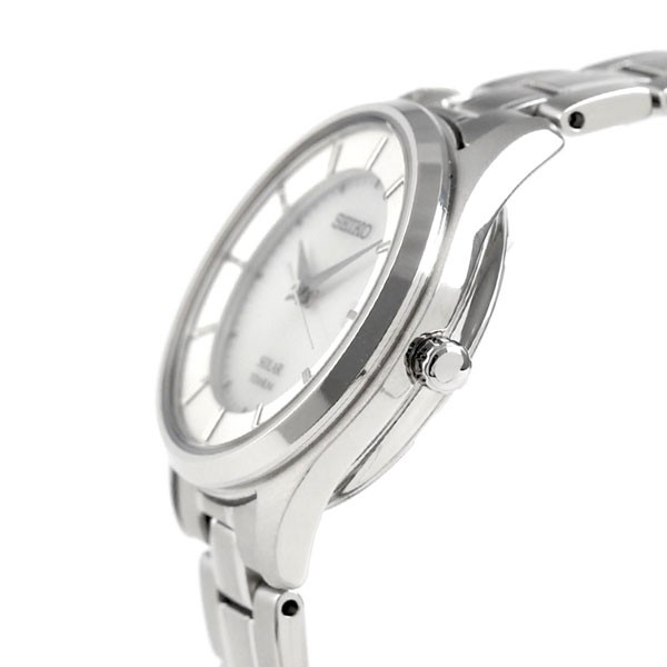 【2日間限定★全品400円OFFクーポン】 セイコー 日本製 ソーラー レディース 腕時計 STPX041 SEIKO シルバーの通販は
