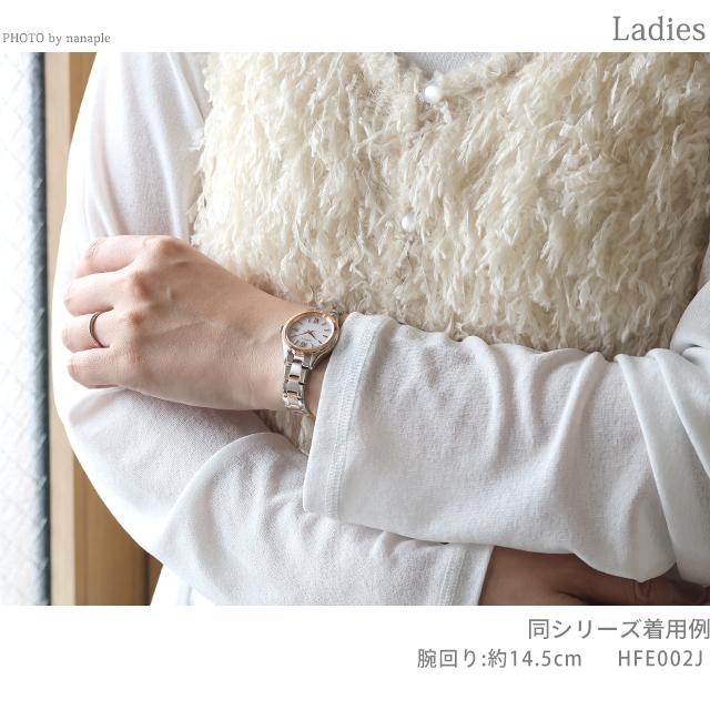 セイコーセレクション S Series 電波ソーラー 腕時計 ブランド レディース SEIKO SELECTION HFE002J アナログ ホワイト 白 日本製 おしゃれ 防水 軽い 華奢 かわいい プレゼント 女性 実用的_5