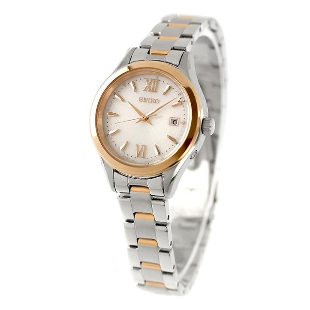 セイコーセレクション S Series 電波ソーラー 腕時計 ブランド レディース SEIKO SELECTION HFE002J アナログ ホワイト 白 日本製 おしゃれ 防水 軽い 華奢 かわいい プレゼント 女性 実用的_1