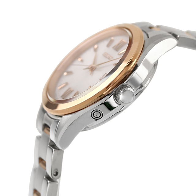 セイコーセレクション S Series 電波ソーラー 腕時計 ブランド レディース SEIKO SELECTION HFE002J アナログ ホワイト 白 日本製 おしゃれ 防水 軽い 華奢 かわいい プレゼント 女性 実用的_2