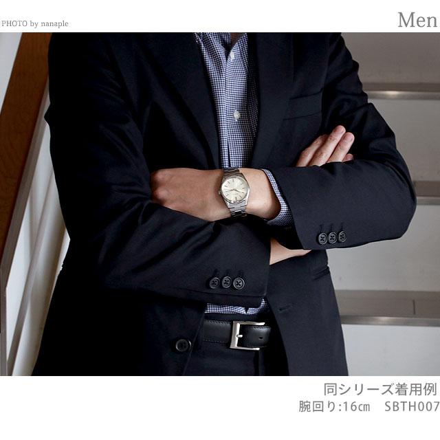 セイコーセレクション メンズ アナログクオーツ デイデイトSシリーズ クオーツ 腕時計 メンズ SEIKO SELECTION SBTH007 アナログ アイボリー ブランド おしゃれ 防水 プレゼント 男性 実用的_5