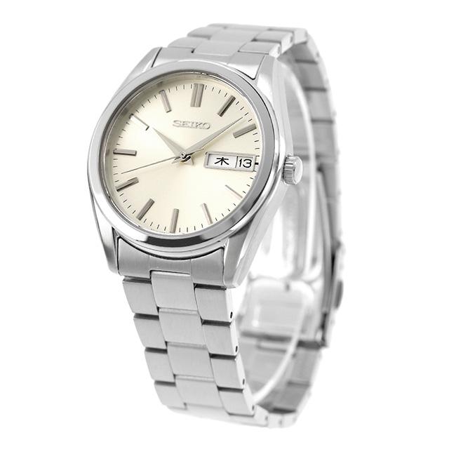 セイコーセレクション メンズ アナログクオーツ デイデイトSシリーズ クオーツ 腕時計 メンズ SEIKO SELECTION SBTH007 アナログ アイボリー ブランド おしゃれ 防水 プレゼント 男性 実用的_1