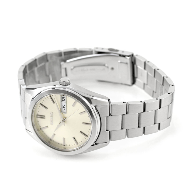 セイコーセレクション メンズ アナログクオーツ デイデイトSシリーズ クオーツ 腕時計 メンズ SEIKO SELECTION SBTH007 アナログ アイボリー ブランド おしゃれ 防水 プレゼント 男性 実用的_3