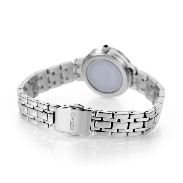 SEIKO SWCW007 ブルーシェル　ダイヤ入り　ソーラー電波 セイコー ドルチェ&エクセリーヌ Exceline Ladies ソーラー電波