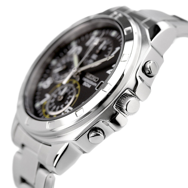 SEIKO 逆輸入 海外モデル 高速クロノグラフ SND195P1 (SND195P) メンズ 腕時計 クオーツ ブラック_2