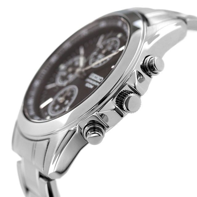 SEIKO 逆輸入 海外モデル 高速クロノグラフ SND309P1 メンズ 腕時計 クオーツ ブラック_2