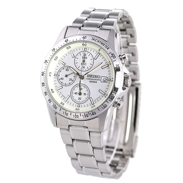 SEIKO 逆輸入 海外モデル 高速クロノグラフ SND363P1 (SND363PC) メンズ 腕時計 クオーツ シルバー_1